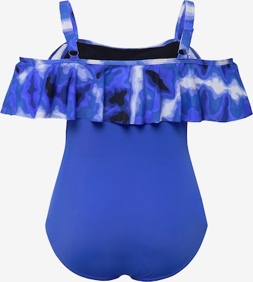 Bustier Maillot de bain Ulla Popken en bleu