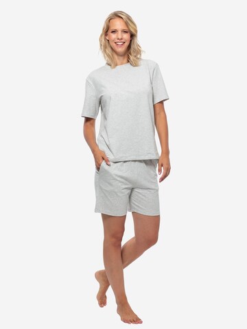 SCHIESSER Pajama 'Organic Cotton' in Grey
