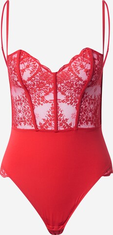 ETAM Bodysuit 'PARURE' in Red: front