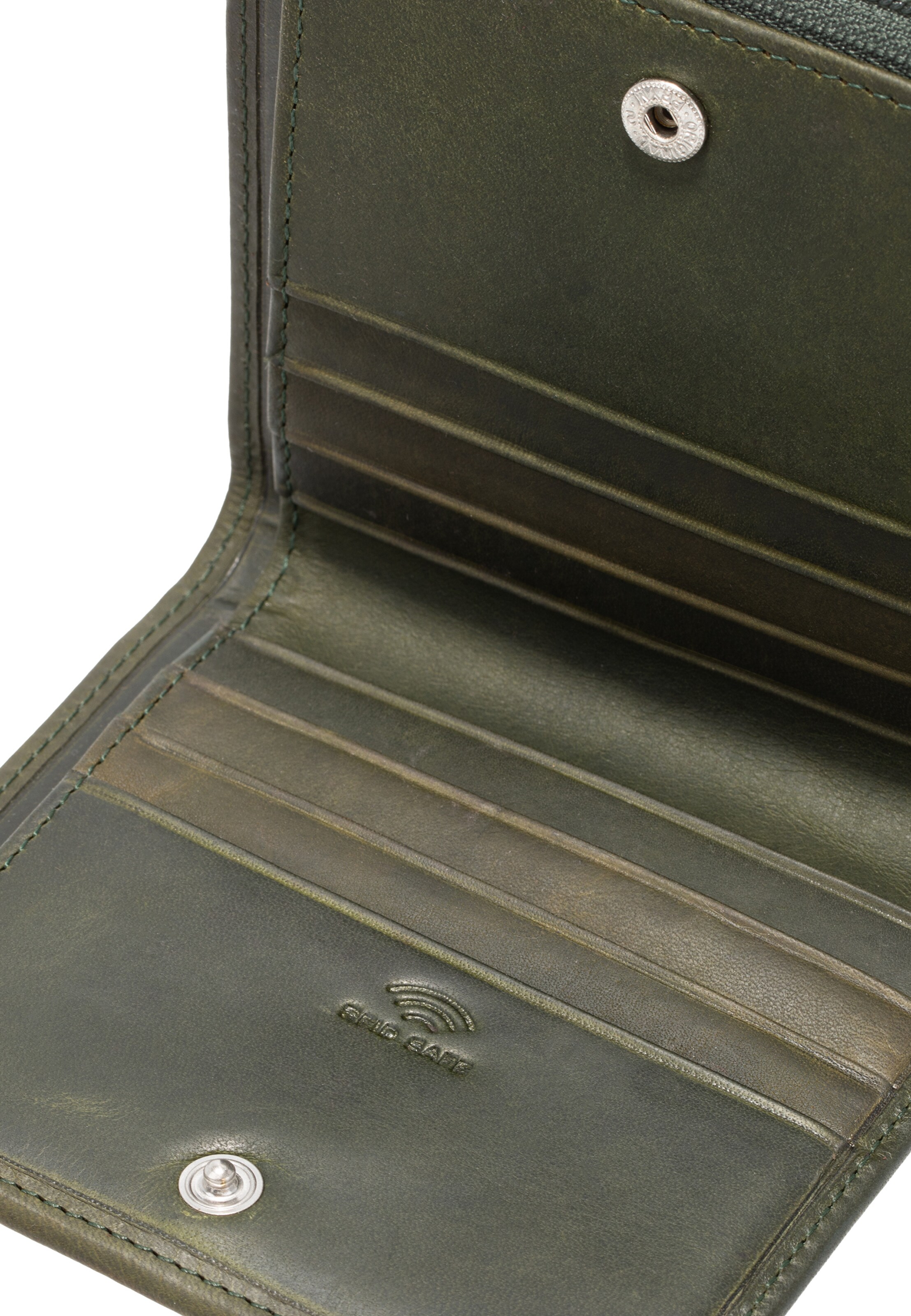 Portamonete 'Birkenfeld Alberta' di Maître in verde