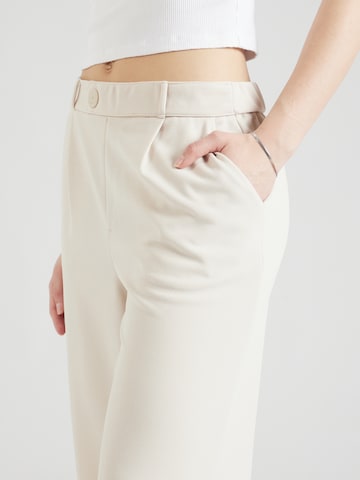 ONLY Regular Pleat-Front Pants 'SANIA' in Grey
