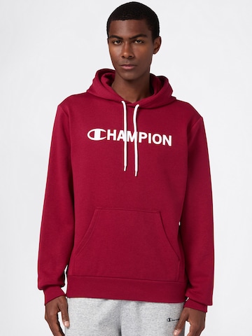 Champion Authentic Athletic Apparel Sweatshirt in Red: front