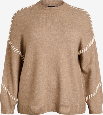 ZizziPulover 'Lea' - smeđa boja: prednji dio