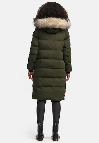 MARIKOO - Abrigo de invierno 'Schneesternchen' en verde