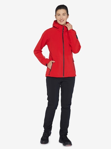 Veste outdoor 'Pousta' Rukka en rouge