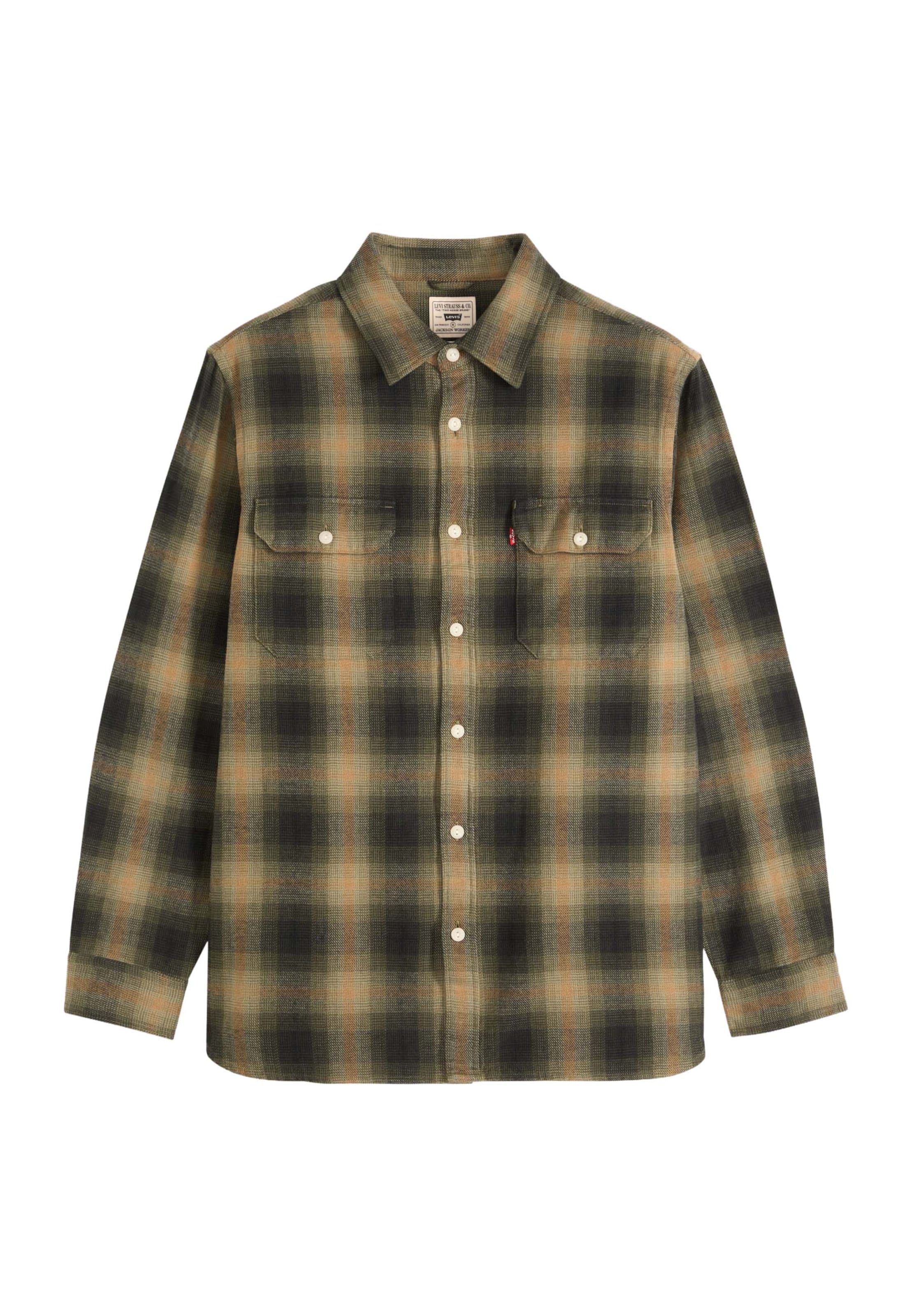 Chemise 'JACKSONWORKER' LEVI'S ® en vert : devant