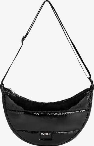 Wouf Crossbody Bag in Black: front