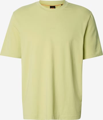 BOSS Koszulka 'Chup' w kolorze zielony: przód