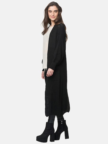 Elara Gebreide mantel in Zwart