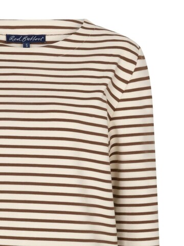 Red Button Top 'RB Terry stripe espresso' in Bruin