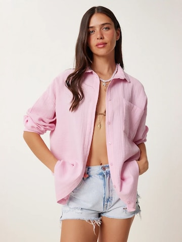 Maglietta di Happiness İstanbul in rosa