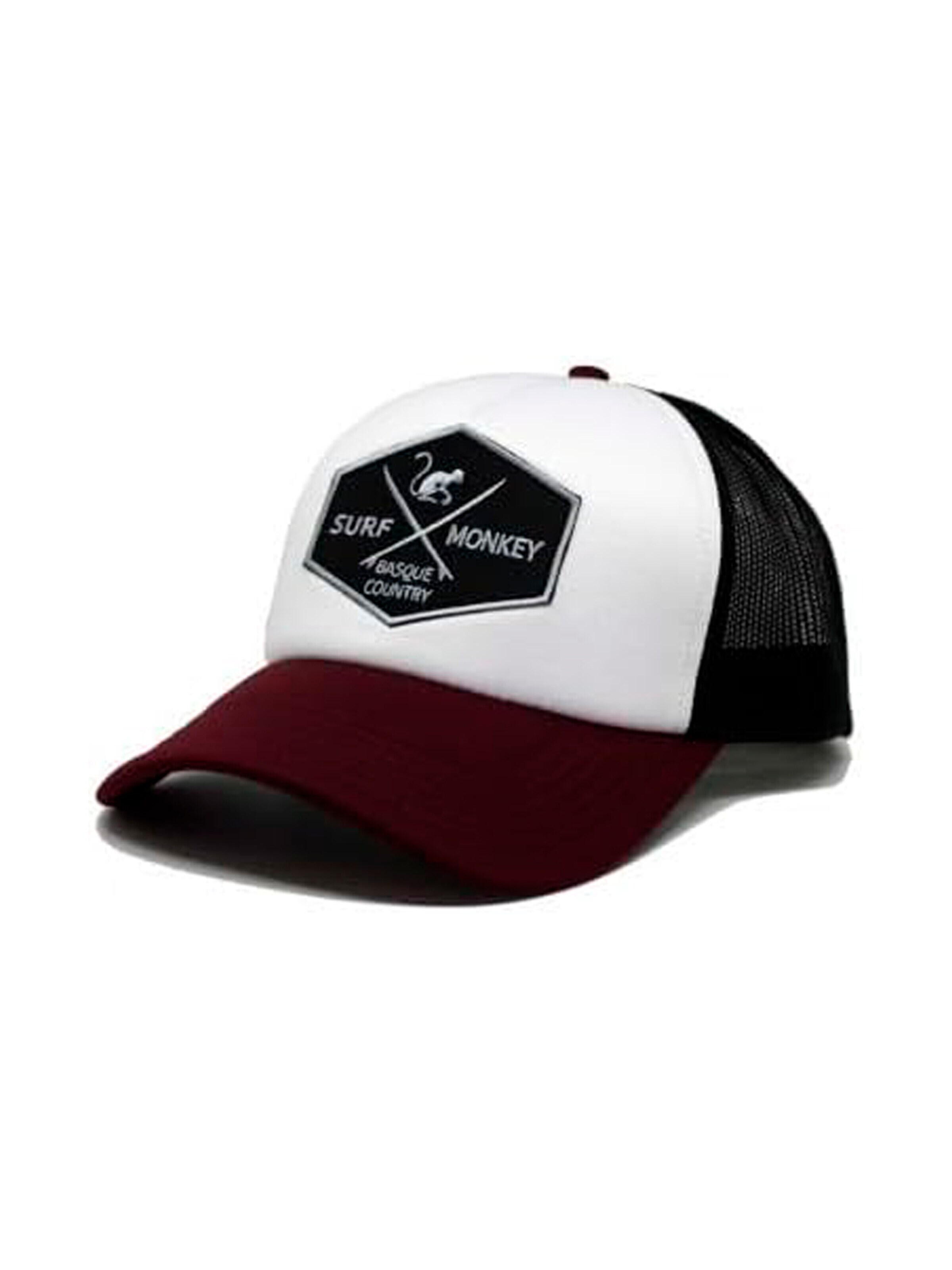 Surf Monkey - Boné desportivo em vermelho: frente