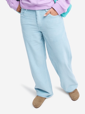 ROXY Wide Leg Hose 'Dawn Patrol' in Blau: Vorderseite