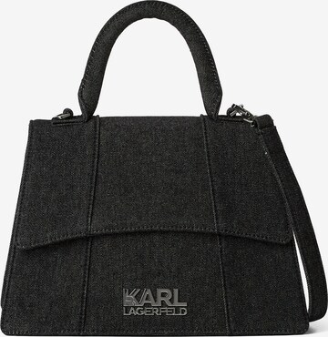 Borsa a mano di Karl Lagerfeld in blu: frontale