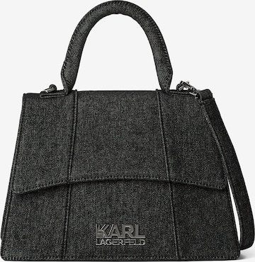 Borsa a mano di Karl Lagerfeld in blu: frontale