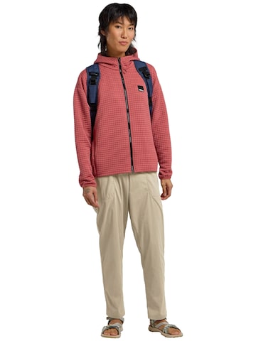JACK WOLFSKIN Fleecejakke 'Mogari FZ W' i rød