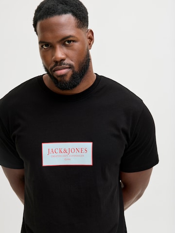 Jack & Jones Plus Shirt 'JORGREENE' in Zwart