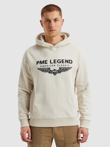 Sweat-shirt 'PME LEGEND - Hoodie with logo' PME Legend en blanc : devant