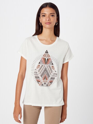 Volcom T-shirt 'Radical Daze' i vit: framsida
