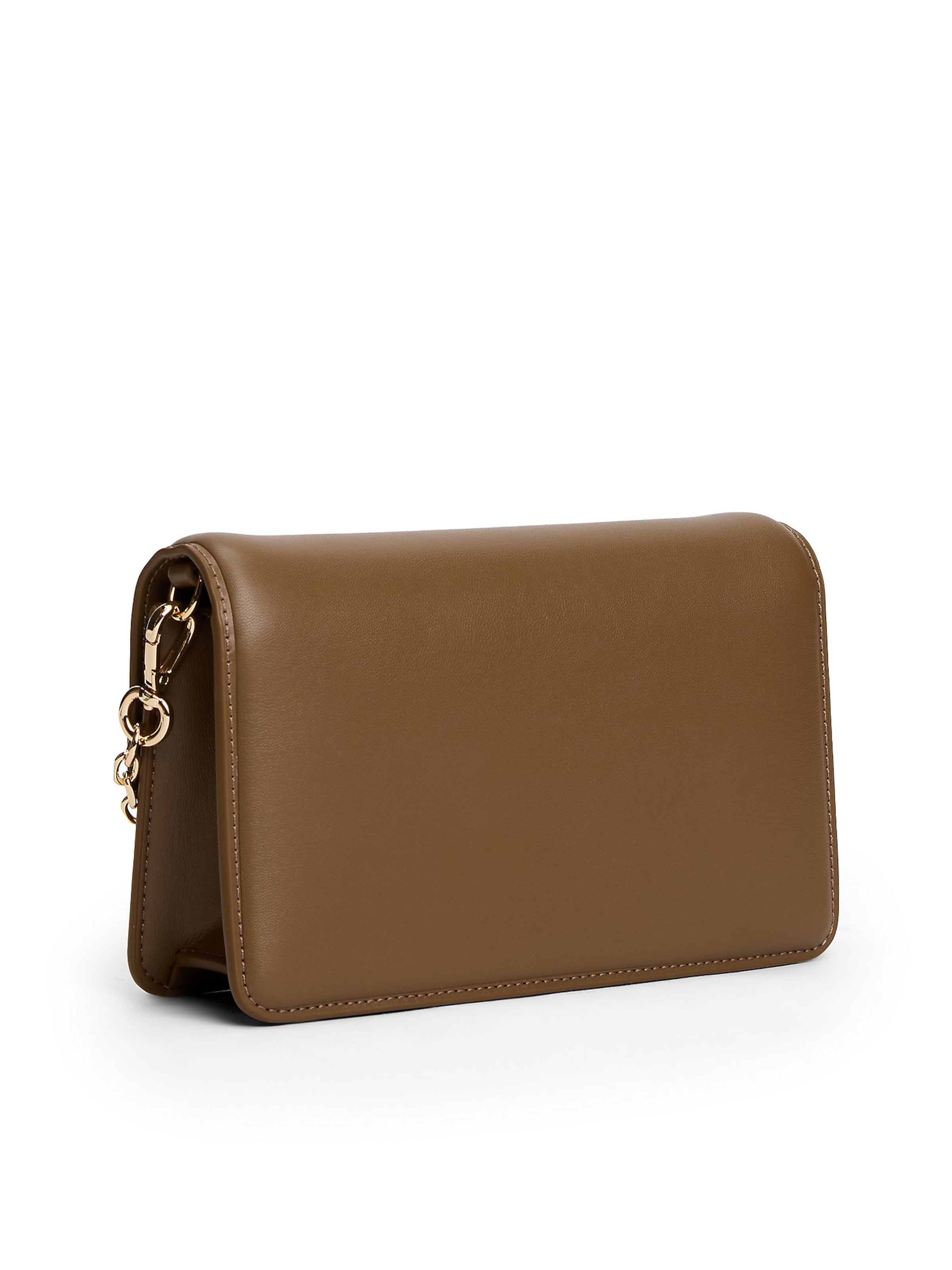 TOMMY HILFIGER Schoudertas 'HERITAGE' in Bruin