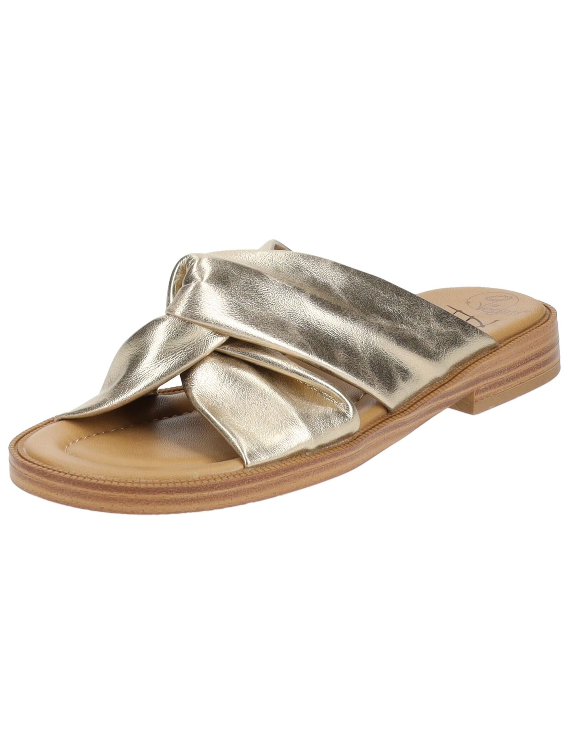 Zoccoletto di Blowfish Malibu in oro: frontale