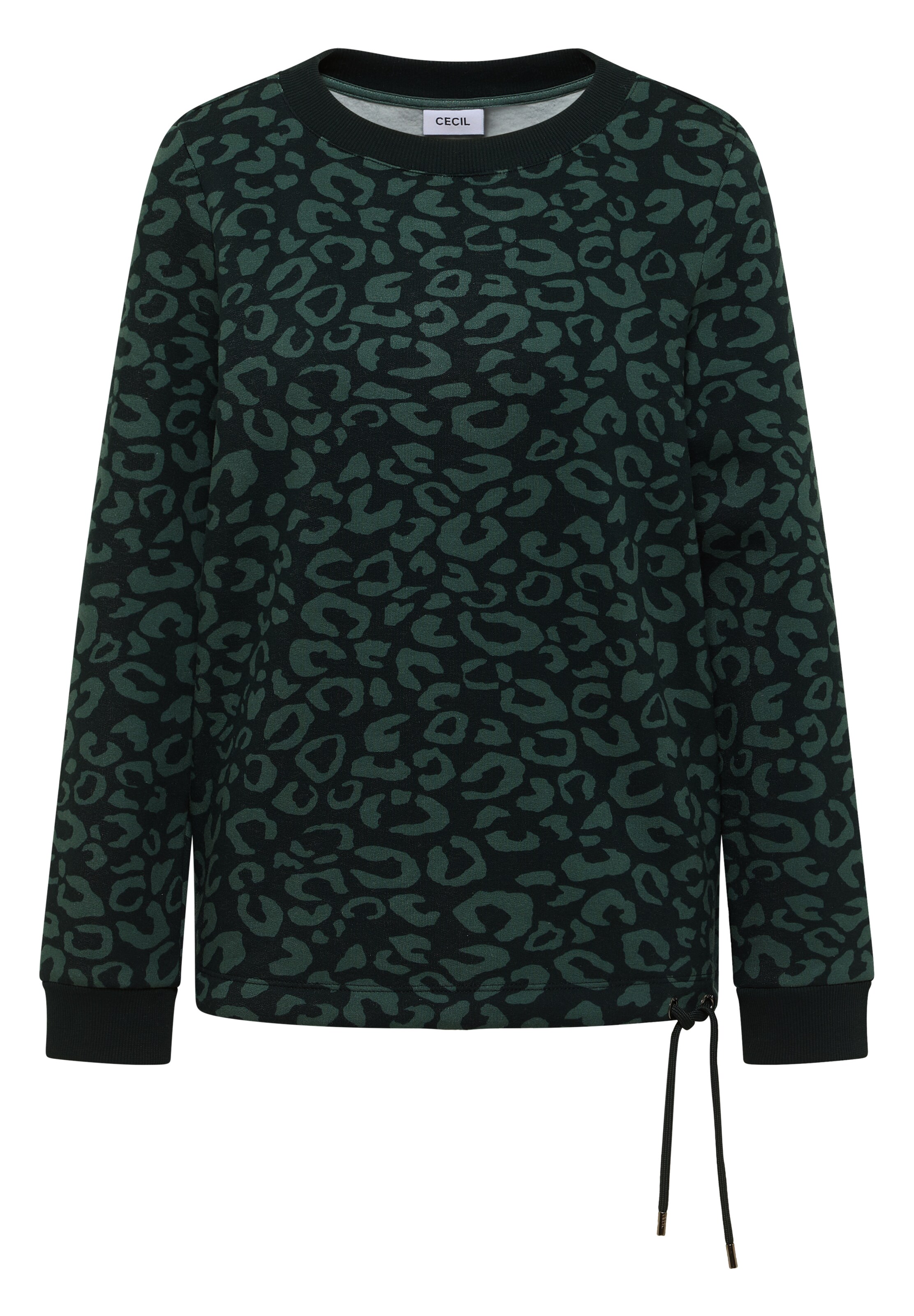 CECIL Sweatshirt in Green: front