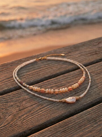 Nemomatheo Necklace in Beige