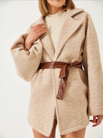 Bianco Lucci Tussenmantel in Beige