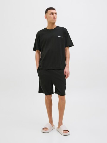 JACK & JONES Krátke pyžamo 'JACEVEREST' - Čierna: predná strana