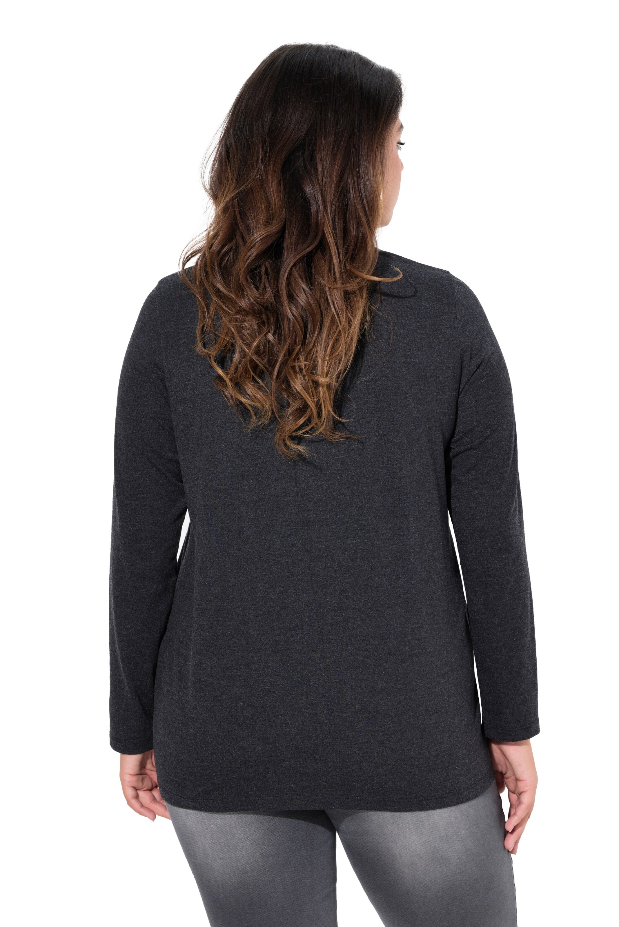 Ulla Popken Majica | črna barva