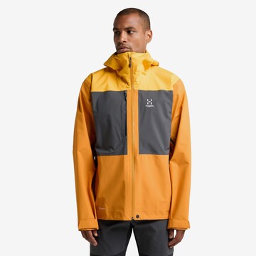 Haglöfs Outdoor jacket 'FRONT PROOF' in Yellow: front