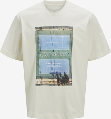 T-Shirt JACK & JONES en blanc : devant