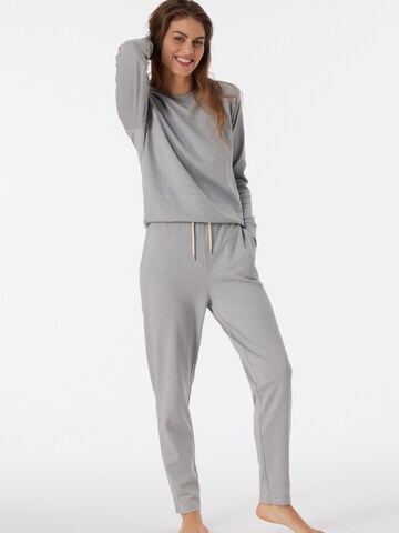 Sweat-shirt 'Mix & Relax' SCHIESSER en gris