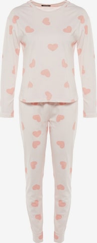 Pyjama Trendyol en rose : devant