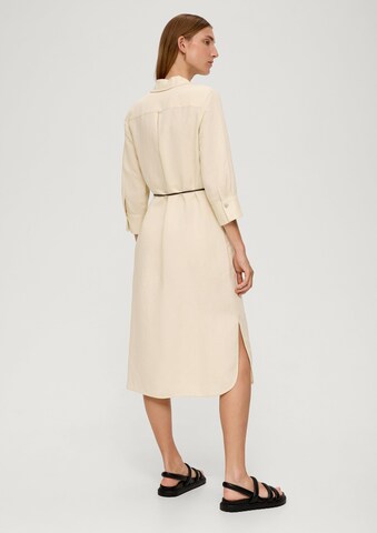 s.Oliver BLACK LABEL Shirt dress in Beige