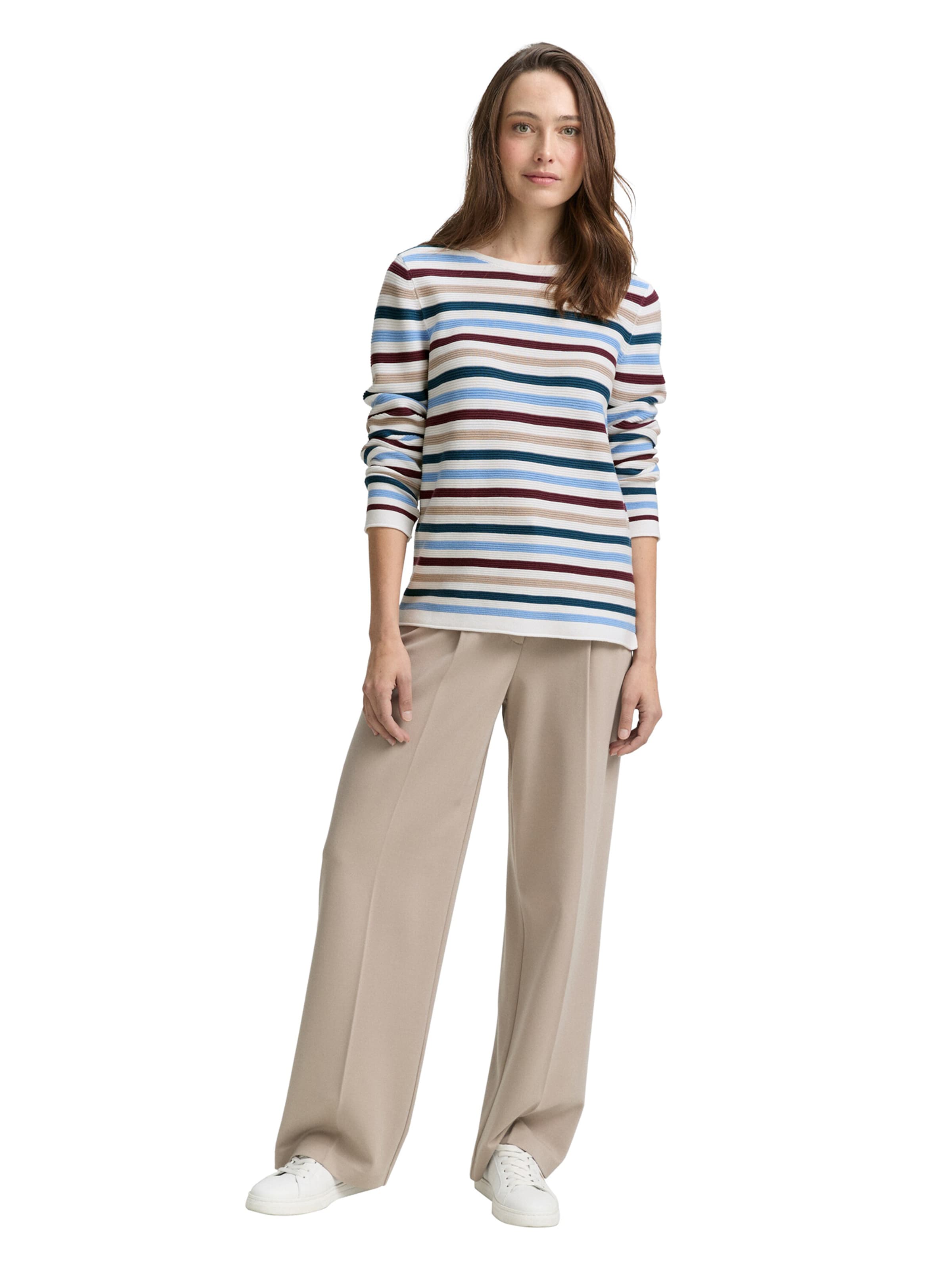 TOM TAILOR Sweater in White