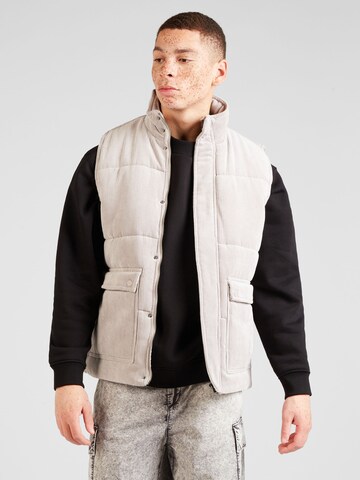 Only & Sons Bodywarmer 'CASH' in Wit: voorkant