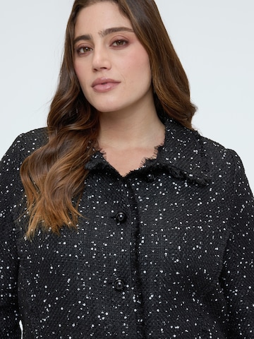 Manteau d’hiver Fiorella Rubino en noir