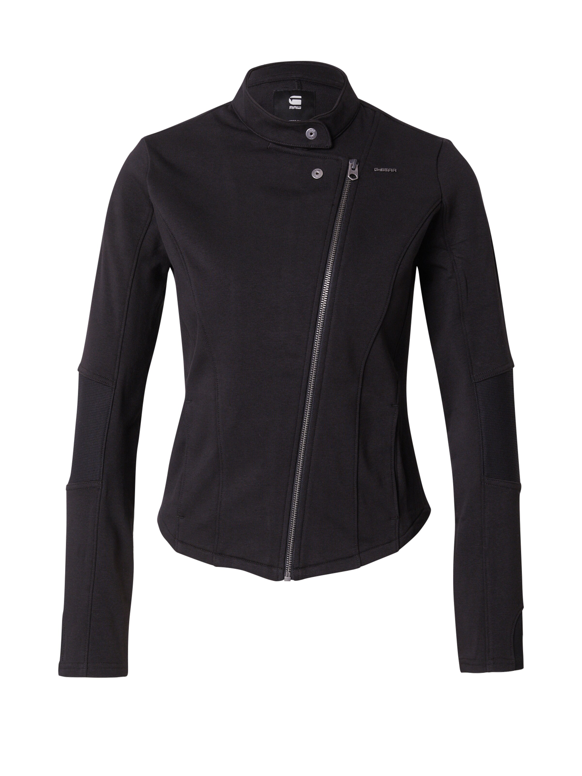 G-STAR Sweat jacket in Black: front
