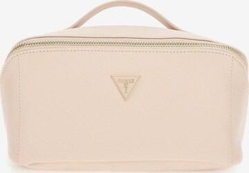 Trousse de maquillage 'Eco' GUESS en beige : devant