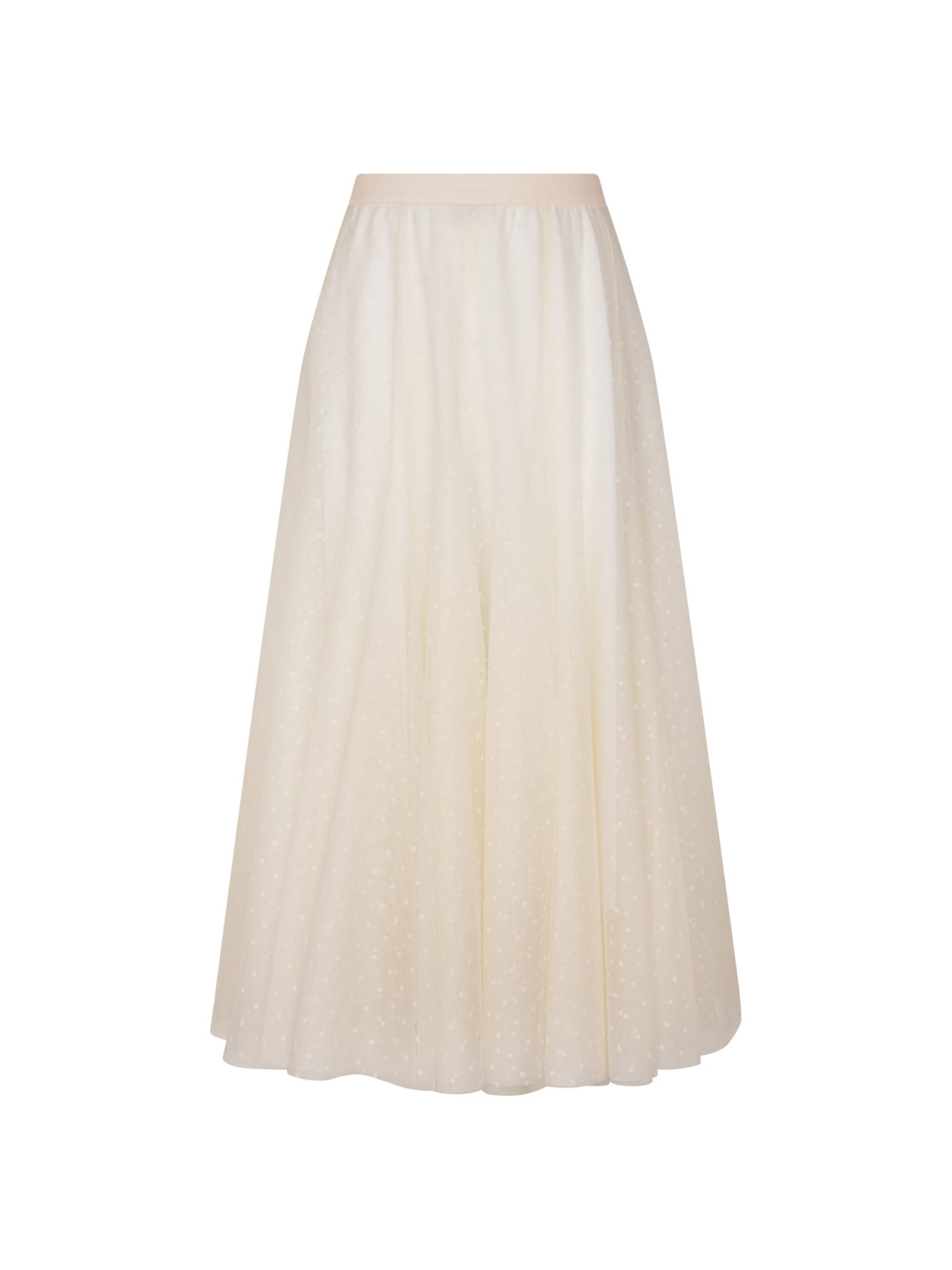 SEIDENSTICKER Skirt 'Alexandra Lapp' in White: front