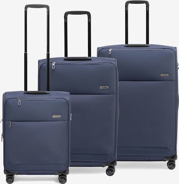 Epic Suitcase Set in Blue: front