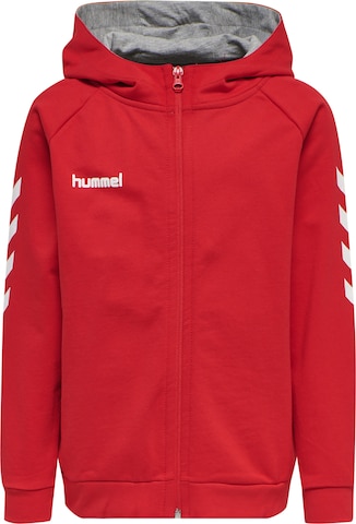 Hummel Sportsweatjacke in Rot