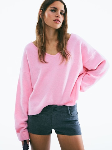 Bershka Tröja i rosa: framsida