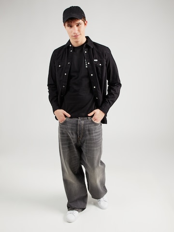 WRANGLER Klasický střih Košile 'WESTERN SHIRT' – černá