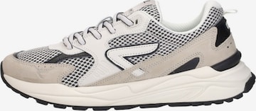 Baskets basses 'Grid S48' HUB en beige : devant