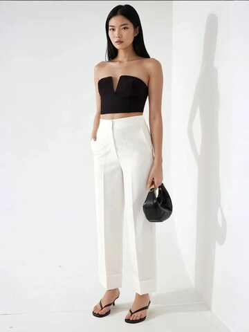 Regular Pantalon à plis Hiccup en beige