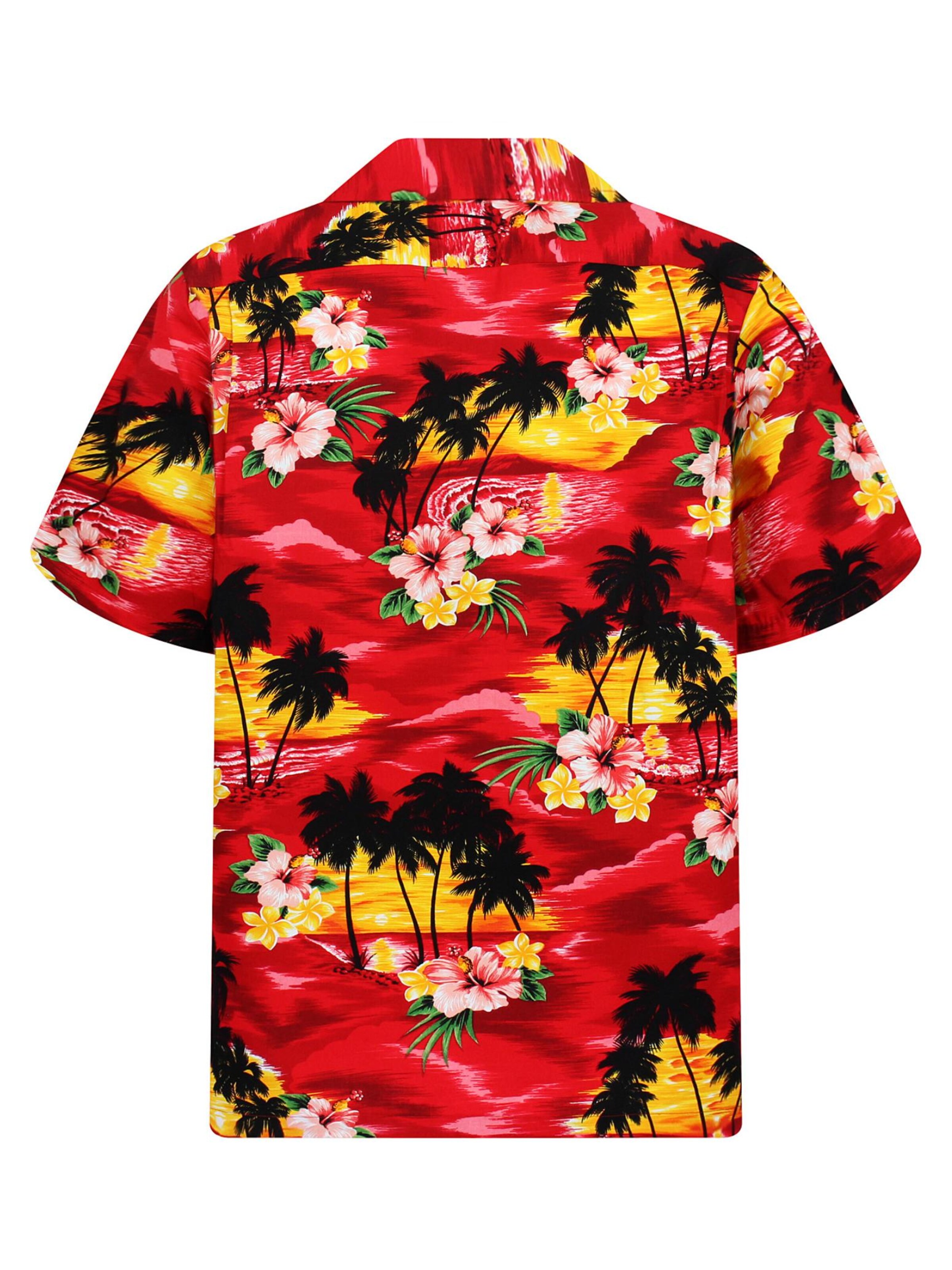 Pacific Legend Regular fit Button Up Shirt 'Rosa Blüte' in Red
