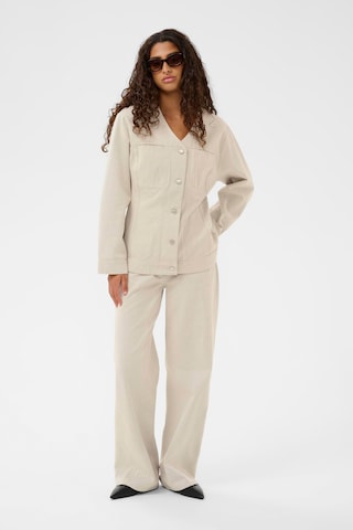 SOAKED IN LUXURY Overgangsjakke 'SLDaline' i beige