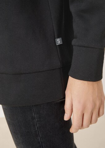 QS Sweatshirt in Zwart
